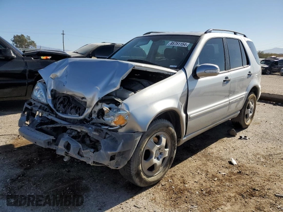 2003 Mercedes-Benz M 350 with VIN 4JGAB57E53A411711, listed as a Copart auction lot 85751154 with 114,483 mi miles and Salvage Title. Bid and sale history available at DreamBid. Image 1.