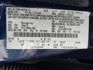 2012 Ford Focus SE with VIN 1FAHP3F29CL163358, listed as a IAAI auction lot 42390037 with 167,602 mi miles and . Bid and sale history available at DreamBid. Image 9.