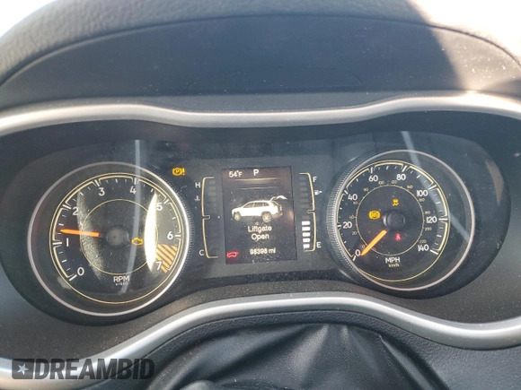 2015 Jeep Cherokee Sport with VIN 1C4PJMAB0FW564448, listed as a Copart auction lot 88367575 with 98,398 mi miles and Salvage Title. Bid and sale history available at carsss.com. Image 9.