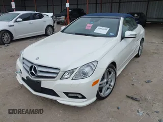 2011 Mercedes-Benz E-Class E 550 with VIN WDDKK7CF7BF108732, listed as a IAAI auction lot 41592820 with 53,640 mi miles. Bid and sale history available at carsss.com. Image 2.