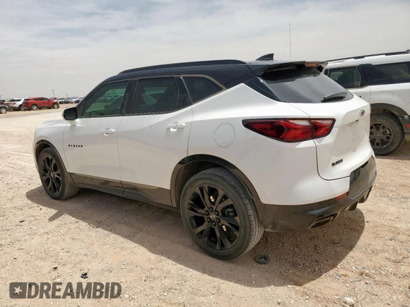 2022 Chevrolet Blazer RS with VIN 3GNKBERS2NS148923, listed as a Copart auction lot 56627925 with 36,198 mi miles and Salvage title. Bid and sale history available at DreamBid. Image 2.