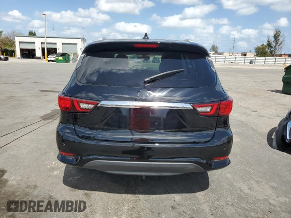 2019 Infiniti QX60 Pure with VIN 5N1DL0MN9KC560398, listed as a Copart auction lot 55352435 with 31,868 mi miles and Clean title. Bid and sale history available at DreamBid. Image 6.