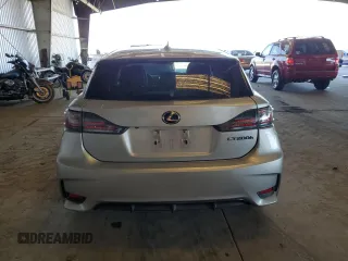2014 Lexus CT 200h with VIN JTHKD5BH9E2194955, listed as a Copart auction lot 64379975 with 60,875 mi miles and Salvage title. Bid and sale history available at DreamBid. Image 6.