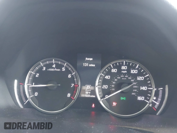2018 Acura TLX with VIN 19UUB1F33JA008710, listed as a IAAI auction lot 41772704 with 111,533 mi miles and . Bid and sale history available at DreamBid. Image 7.