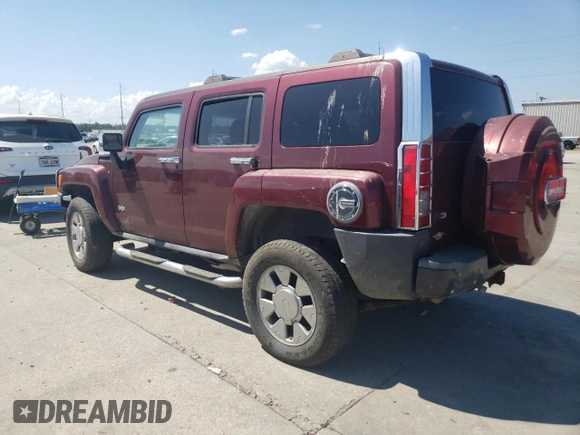 2007 Hummer H3 SUV with VIN 5GTDN13E978198694, listed as a Copart auction lot 72795974 with 216,233 mi miles and Clean Title. Bid and sale history available at carsss.com. Image 2.