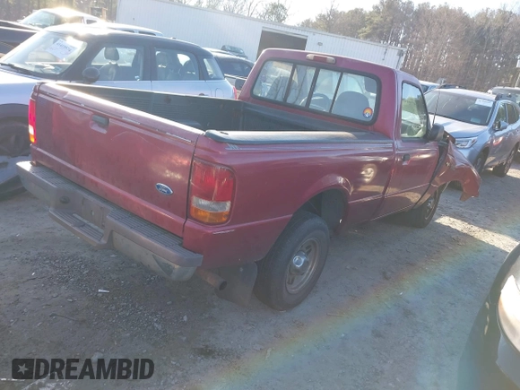 1996 Ford Ranger Splash with VIN 1FTCR10X2TUD90943, listed as a IAAI auction lot 41479149 with 217,028 mi miles. Bid and sale history available at carsss.com. Image 4.