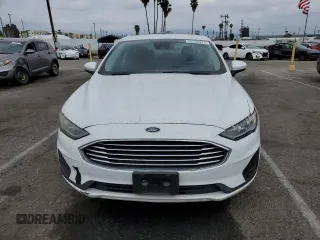 2019 Ford Fusion SE with VIN 3FA6P0HD8KR284242, listed as a Copart auction lot 53744275 with 44,341 mi miles and Salvage Title. Bid and sale history available at carsss.com. Image 5.