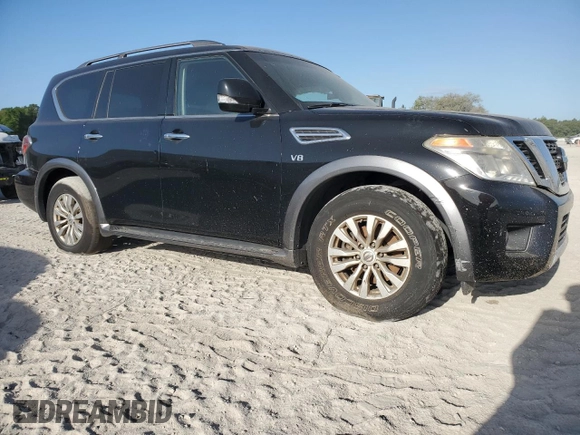 2017 Nissan Armada SL with VIN JN8AY2ND1H9008592, listed as a Copart auction lot 54861375 with 112,403 mi miles and Clean Title. Bid and sale history available at carsss.com. Image 4.
