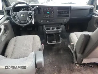 2013 Chevrolet Express Passenger LT with VIN 1GAZG1FG9D1189947, listed as a Copart auction lot 54183165 with 84,745 mi miles and Salvage title. Bid and sale history available at DreamBid. Image 8.