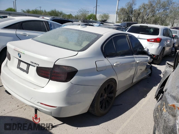 2015 BMW 3 Series 320i with VIN WBA3B1C53FK140638, listed as a Copart auction lot 42840035 with 0 mi miles and Salvage Title. Bid and sale history available at carsss.com. Image 3.