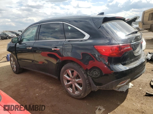 2016 Acura MDX Advance z VIN 5FRYD4H92GB037921, wystawiony jako Copart lot #50869795 z przebiegiem 121 437 mil mil oraz Szkoda całkowita • Salvage title. Historia ofert i sprzedaży dostępna na DreamBid. Obrazek 2.