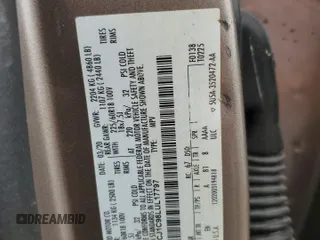2020 Lincoln Corsair Standard z VIN 5LMCJ1C98LUL17797, wystawiony jako Copart lot #50726545 z przebiegiem 73 573 mil mil oraz Szkoda całkowita • Salvage title. Historia ofert i sprzedaży dostępna na DreamBid. Obrazek 15.