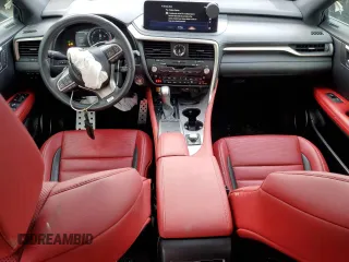 2022 Lexus RX with VIN 2T2SZMDA1NC362551, listed as a Copart auction lot 48558595 with 29,872 mi miles and Salvage Title. Bid and sale history available at carsss.com. Image 8.