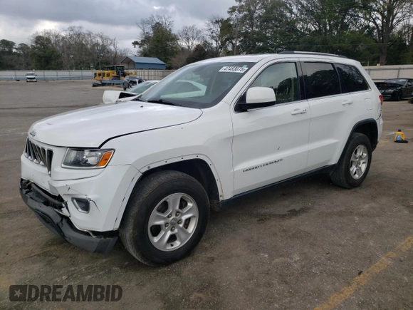 2014 Jeep Grand Cherokee Laredo with VIN 1C4RJFAG9EC159205, listed as a Copart auction lot 47483075 with 144,948 mi miles and Salvage Title. Bid and sale history available at carsss.com. Image 1.