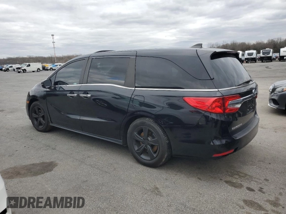 2020 Honda Odyssey EX-L with VIN 5FNRL6H73LB027654, listed as a Copart auction lot 47533955 with Not Provided miles and Salvage Title. Bid and sale history available at carsss.com. Image 2.