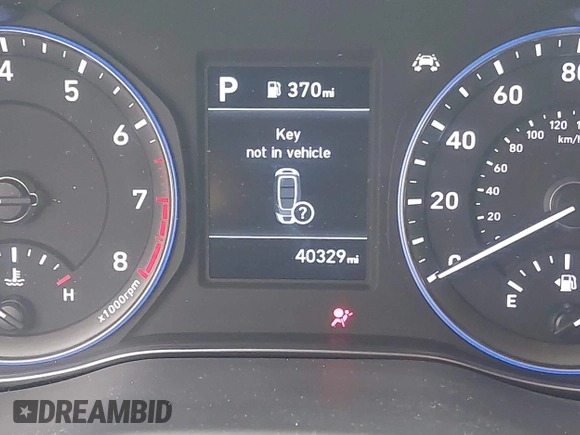 2020 Hyundai Kona SEL with VIN KM8K22AA2LU474451, listed as a IAAI auction lot 41707366 with 40,329 mi miles. Bid and sale history available at carsss.com. Image 16.