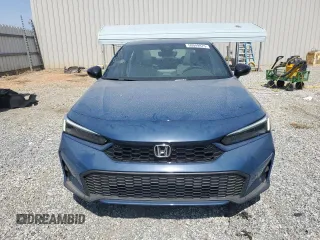 2025 Honda Civic Sedan Hybrid Sport with VIN 2HGFE4F87SH311473, listed as a Copart auction lot 50049975 with 2,230 mi miles and Salvage Title. Bid and sale history available at carsss.com. Image 5.