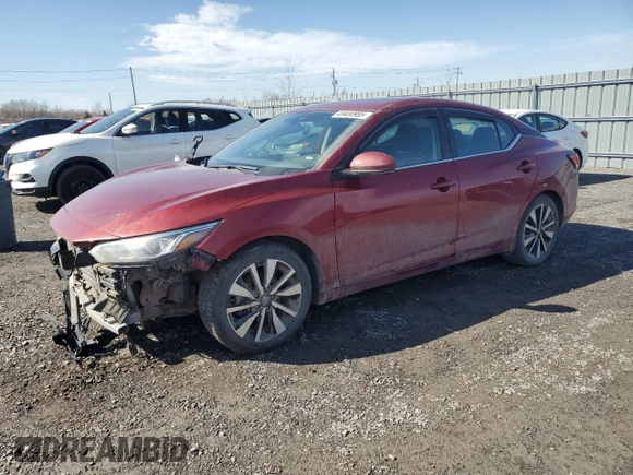 2023 Nissan Sentra SV with VIN 3N1AB8CV2PY227181, listed as a Copart auction lot 49400985 with 90,062 mi miles and Salvage Title. Bid and sale history available at carsss.com. Image 1.