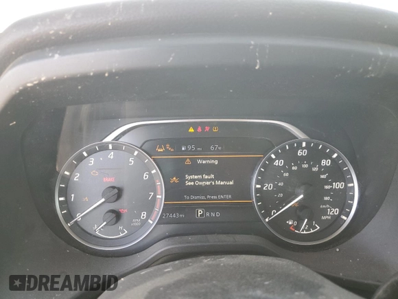 2022 Nissan Titan SV z VIN 1N6AA1FA8NN106193, wystawiony jako Copart lot #56479285 z przebiegiem 27 443 mil mil oraz Szkoda całkowita • Salvage title. Historia ofert i sprzedaży dostępna na DreamBid. Obrazek 9.