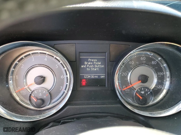 2012 Chrysler Town & Country Touring-L with VIN 2C4RC1CG3CR364274, listed as a Copart auction lot 74671664 with 123,416 mi miles and Salvage Title. Bid and sale history available at carsss.com. Image 9.