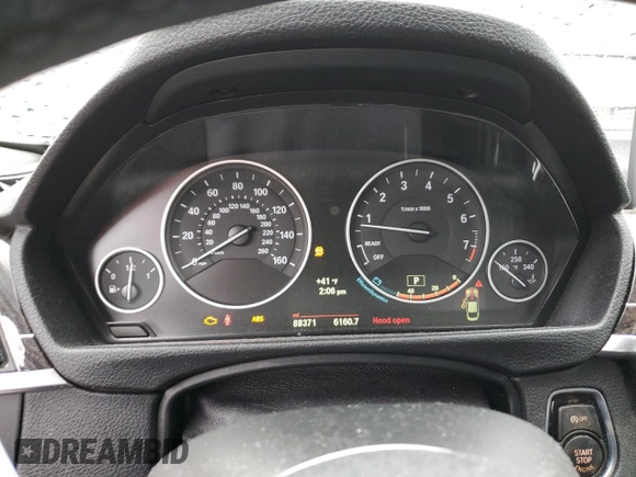 2014 BMW 4 Series 428i xDrive with VIN WBA3N5C59EF716495, listed as a Copart auction lot 37768323 with 88,371 mi miles and Salvage Title. Bid and sale history available at DreamBid. Image 9.