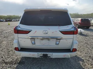 2016 Lexus LX 570 with VIN JTJHY7AX3G4191641, listed as a Copart auction lot 52580875 with 122,950 mi miles and Salvage Title. Bid and sale history available at DreamBid. Image 6.