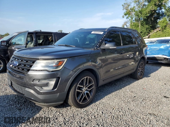 2016 Ford Explorer Sport with VIN 1FM5K8GT6GGC82303, listed as a Copart auction lot 58893055 with 96,581 mi miles and Salvage title. Bid and sale history available at DreamBid. Image 1.