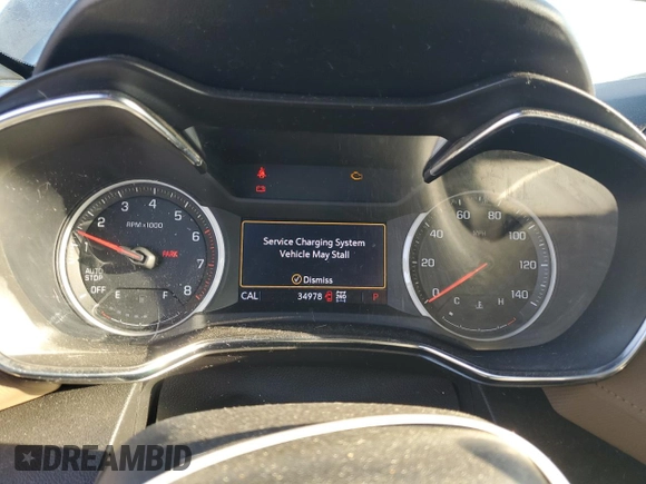 2021 Chevrolet TrailBlazer ACTIV with VIN KL79MSSL6MB105504, listed as a Copart auction lot 48411895 with 34,978 mi miles and Salvage Title. Bid and sale history available at DreamBid. Image 9.