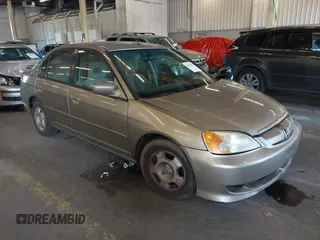 2003 Honda Civic Hybrid with VIN JHMES95613S031198, listed as a IAAI auction lot 40508590 with 276,815 mi miles. Bid and sale history available at carsss.com. Image 1.