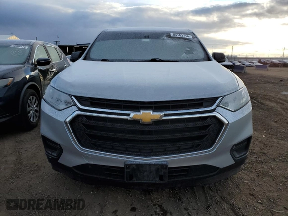 2018 Chevrolet Traverse LS with VIN 1GNEVLKW3JJ196030, listed as a Copart auction lot 84103714 with 108,762 mi miles and Salvage Title. Bid and sale history available at carsss.com. Image 5.