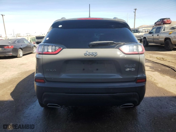 2021 Jeep Cherokee Latitude Lux with VIN 1C4PJMMX4MD221870, listed as a Copart auction lot 42187165 with 0 mi miles and Salvage Title. Bid and sale history available at carsss.com. Image 6.