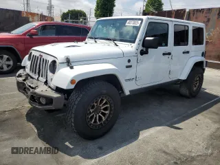 2016 Jeep Wrangler Unlimited 75th Anniversary with VIN 1C4BJWEG9GL339654, listed as a Copart auction lot 60273825 with 61,152 mi miles and Salvage title. Bid and sale history available at DreamBid. Image 1.