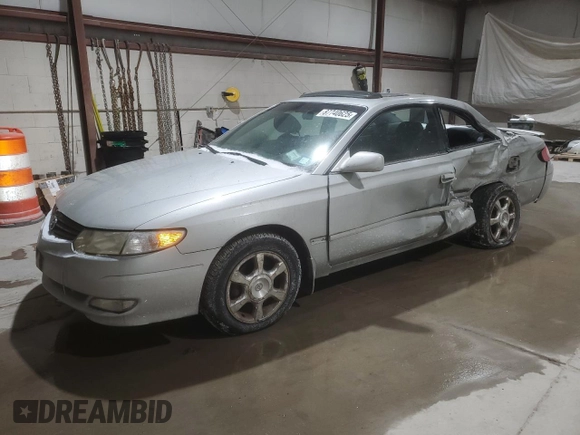 2003 Toyota Solara SE with VIN 2T1CF22P93C609535, listed as a Copart auction lot 87740625 with 105,152 mi miles and Salvage Title. Bid and sale history available at carsss.com. Image 1.