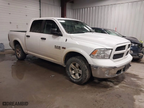 2016 Ram 1500 Lone Star with VIN 1C6RR7LT9GS406652, listed as a IAAI auction lot 41445257 with 95,410 mi miles. Bid and sale history available at carsss.com. Image 1.