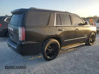 2015 GMC Yukon Denali with VIN 1GKS2CKJ5FR529091, listed as a Copart auction lot 77325934 with 0 mi miles and Clean Title. Bid and sale history available at carsss.com. Image 3.