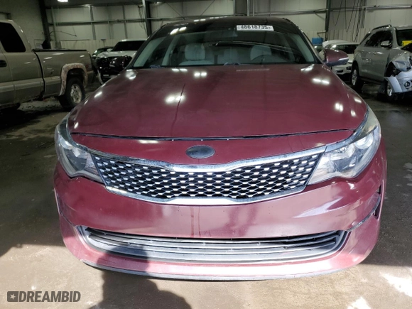 2018 Kia Optima S with VIN 5XXGT4L38JG259127, listed as a Copart auction lot 48618735 with 81,044 mi miles and Salvage Title. Bid and sale history available at carsss.com. Image 5.
