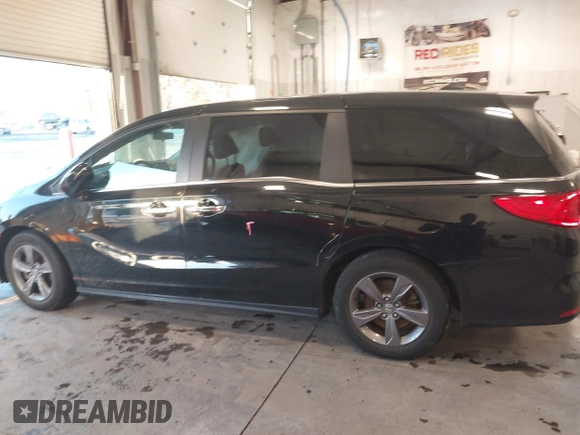 2022 Honda Odyssey EX with VIN 5FNRL6H50NB035132, listed as a IAAI auction lot 41367685 with 26,011 mi miles and . Bid and sale history available at DreamBid. Image 14.