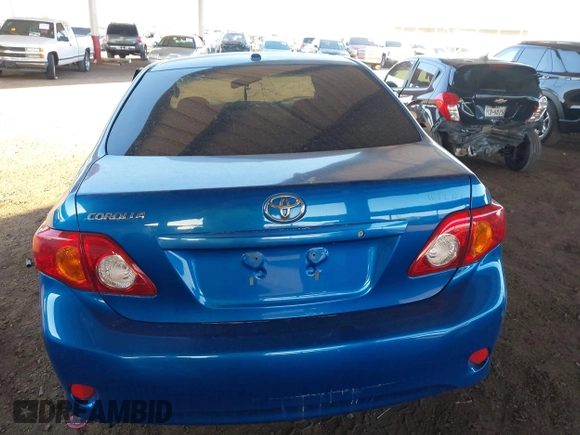 2009 Toyota Corolla with VIN JTDBL40E399054551, listed as a IAAI auction lot 42004147 with 1 mi miles. Bid and sale history available at carsss.com. Image 15.
