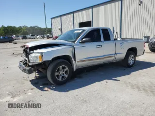 2006 Dodge Dakota SLT with VIN 1D7HE42K36S554565, listed as a Copart auction lot 53402695 with 144,433 mi miles and Salvage Title. Bid and sale history available at carsss.com. Image 1.