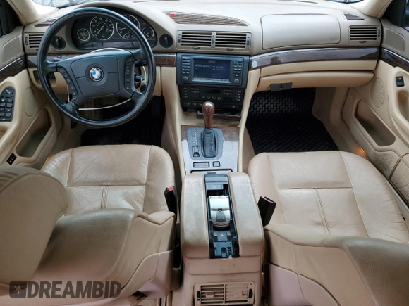2001 BMW 7 Series 740iL с VIN WBAGH83471DP33111, выставлен на аукционе Copart как лот 61271865 с пробегом 212 250 миль миль и Списание • Salvage title. История ставок и продаж доступна на DreamBid. Изображение 8.