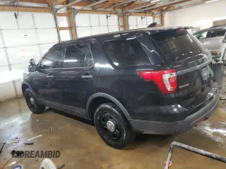 2016 Ford Utility Police Interceptor with VIN 1FM5K8AR4GGA63806, listed as a Copart auction lot 80040954 with 167,168 mi miles and Salvage Title. Bid and sale history available at carsss.com. Image 2.