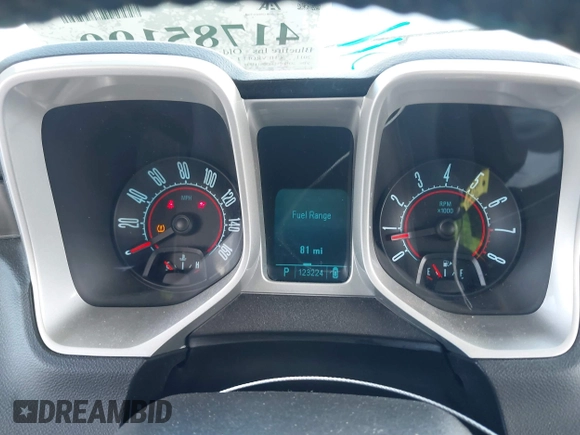 2011 Chevrolet Camaro 2LT с VIN 2G1FC1ED0B9111815, выставлен на аукционе IAAI как лот 41785190 с пробегом 123 224 миль миль и . История ставок и продаж доступна на DreamBid. Изображение 7.