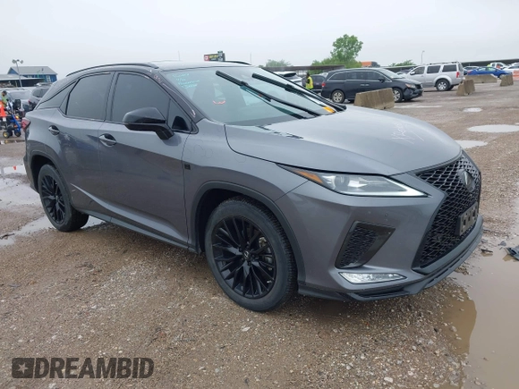 2022 Lexus RX 350 F Sport with VIN 2T2YZMDA8NC339715, listed as a IAAI auction lot 42156138 with 41,640 mi miles and . Bid and sale history available at DreamBid. Image 1.