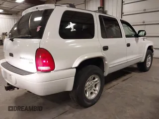 2003 Dodge Durango SLT with VIN 1D4HS48N33F629275, listed as a IAAI auction lot 41667214 with 163,391 mi miles and . Bid and sale history available at DreamBid. Image 4.