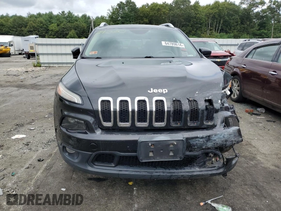 2014 Jeep Cherokee Latitude with VIN 1C4PJMCS2EW260064, listed as a Copart auction lot 64789614 with 201,358 mi miles and Salvage Title. Bid and sale history available at carsss.com. Image 5.