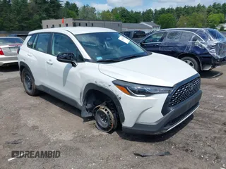2024 Toyota Corolla Cross L with VIN 7MUAAABG5RV117722, listed as a IAAI auction lot 42241678 with 10,148 mi miles and . Bid and sale history available at DreamBid. Image 1.