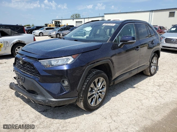 2021 Toyota RAV4 XLE Premium with VIN 2T3C1RFV7MW153560, listed as a Copart auction lot 66951414 with 68,799 mi miles and Salvage Title. Bid and sale history available at carsss.com. Image 1.