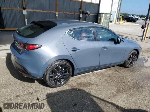 2024 Mazda 3 S Carbon Edition with VIN JM1BPBLM3R1709768, listed as a Copart auction lot 57072455 with 3,815 mi miles and Clean title. Bid and sale history available at DreamBid. Image 4.