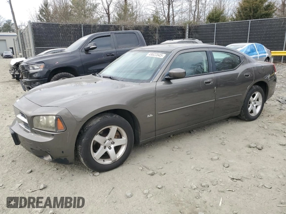 2010 Dodge Charger SXT with VIN 2B3CA3CV5AH187124, listed as a Copart auction lot 49622545 with 247,235 mi miles and Salvage Title. Bid and sale history available at carsss.com. Image 1.