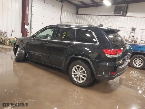 2021 Jeep Grand Cherokee Laredo X with VIN 1C4RJFAG6MC655920, listed as a IAAI auction lot 41491572 with 73,688 mi miles. Bid and sale history available at carsss.com. Image 3.